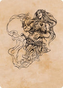 Djinni Windseer (Showcase) Art Card [Dungeons & Dragons: Adventures in the Forgotten Realms Art Series] - Destination Retro