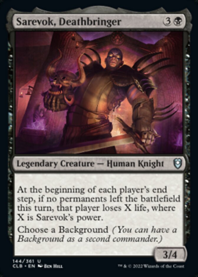 Sarevok, Deathbringer [Commander Legends: Battle for Baldur's Gate] - Destination Retro