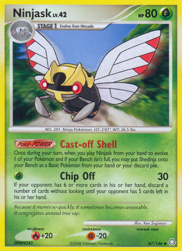 Ninjask (67/146) [Diamond & Pearl: Legends Awakened] - Destination Retro
