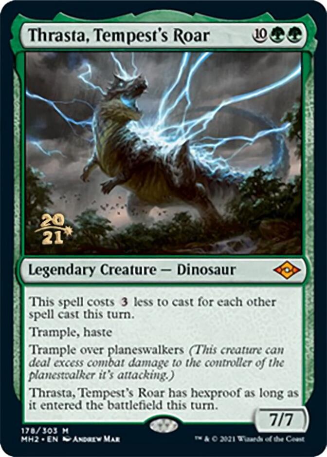 Thrasta, Tempest's Roar [Modern Horizons 2 Prerelease Promos] - Destination Retro