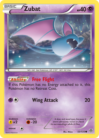 Zubat (53/135) [Black & White: Plasma Storm] - Destination Retro