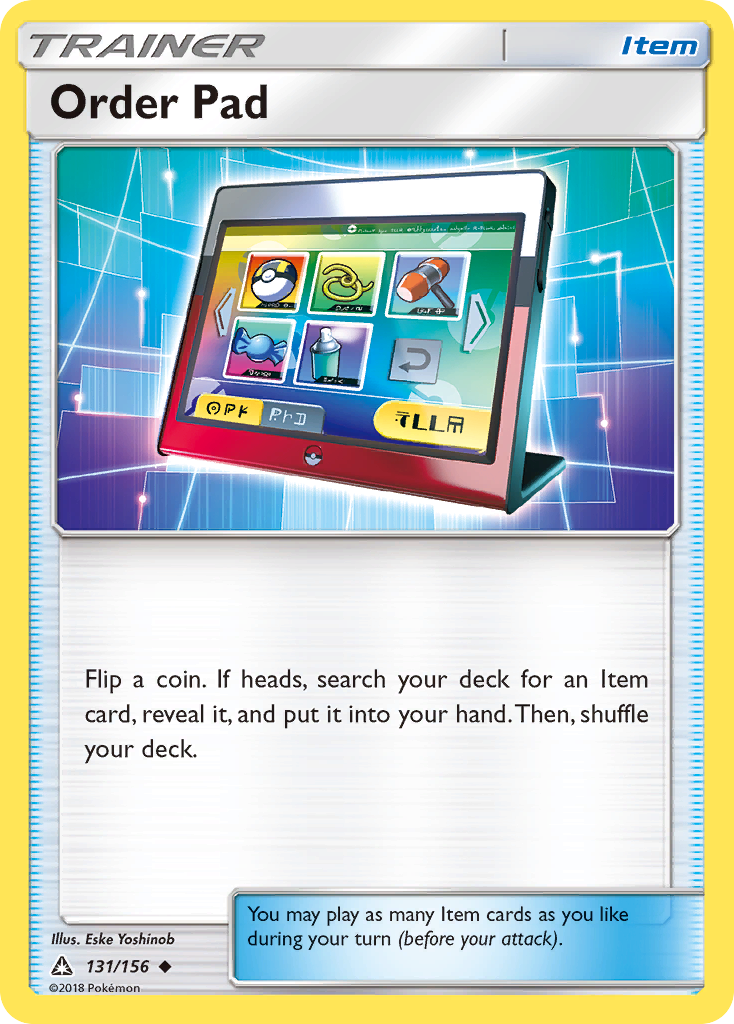 Order Pad (131/156) [Sun & Moon: Ultra Prism] - Destination Retro