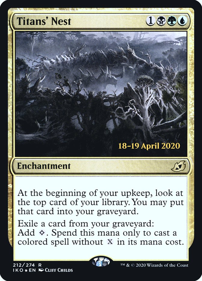 Titans' Nest  [Ikoria: Lair of Behemoths Prerelease Promos] - Destination Retro