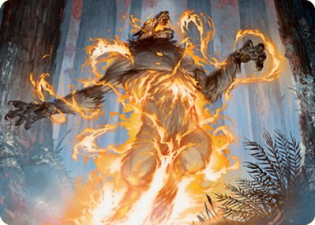 Burn the Accursed Art Card [Innistrad: Midnight Hunt Art Series] - Destination Retro
