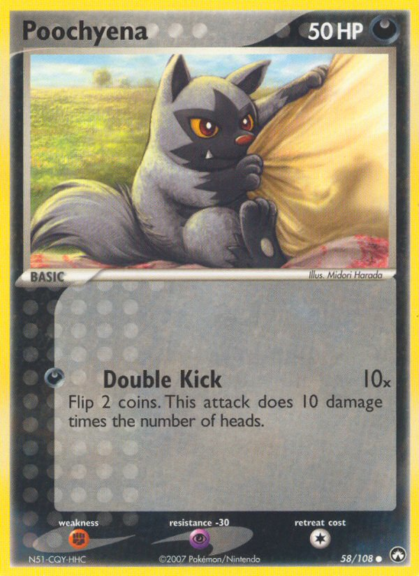 Poochyena (58/108) [EX: Power Keepers] - Destination Retro