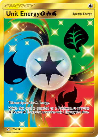 Unit Energy (170/156) (Grass, Fire, Water) [Sun & Moon: Ultra Prism] - Destination Retro