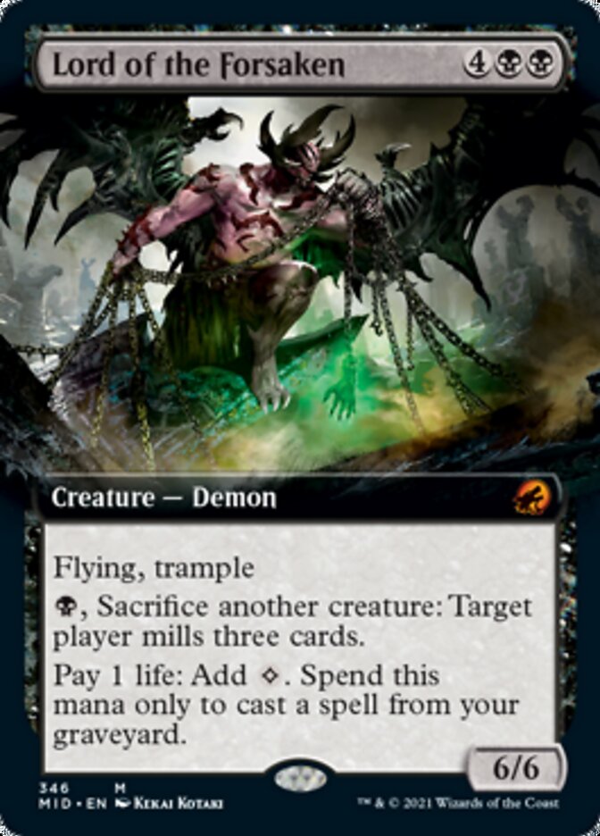 Lord of the Forsaken (Extended) [Innistrad: Midnight Hunt] - Destination Retro