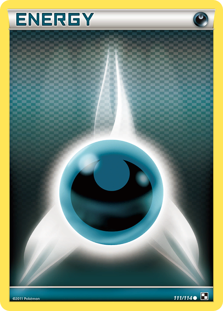 Darkness Energy (111/114) [Black & White: Base Set] - Destination Retro