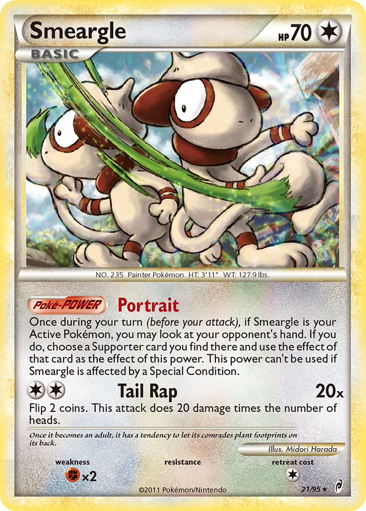 Smeargle (21/95) [Call of Legends] - Destination Retro