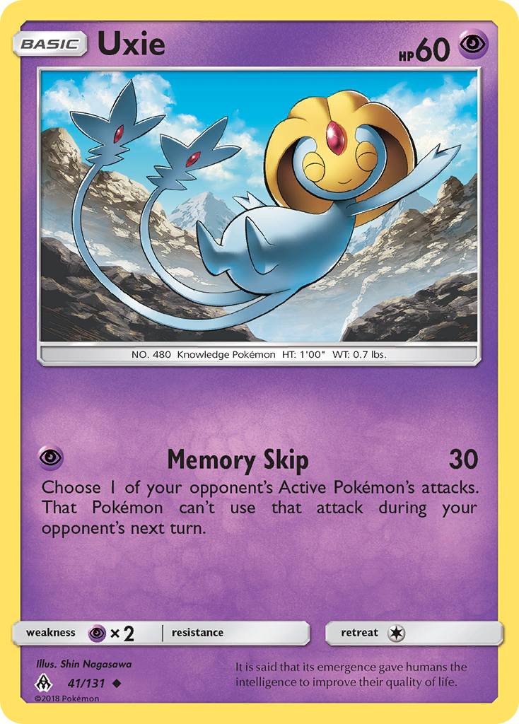 Uxie (41/131) [Sun & Moon: Forbidden Light] - Destination Retro