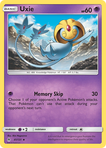 Uxie (41/131) [Sun & Moon: Forbidden Light] - Destination Retro