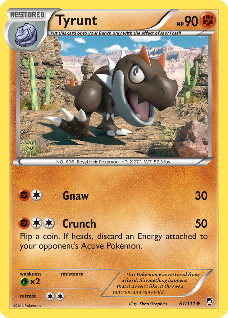 Tyrunt (61/111) [XY: Furious Fists] - Destination Retro