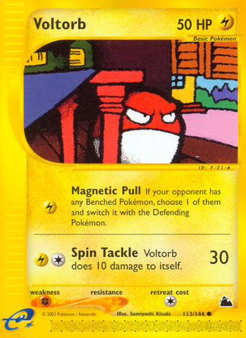 Voltorb (113/144) [Skyridge] - Destination Retro