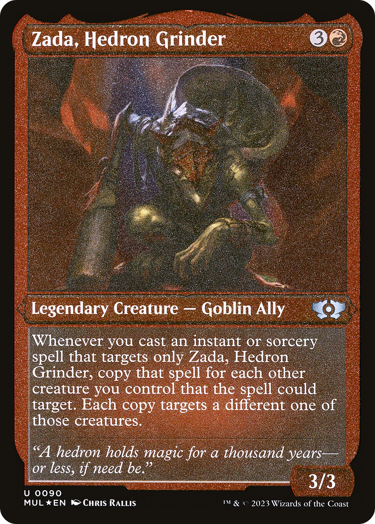 Zada, Hedron Grinder (Foil Etched) [Multiverse Legends] - Destination Retro