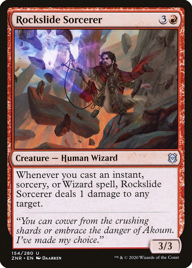 Rockslide Sorcerer [Zendikar Rising] - Destination Retro