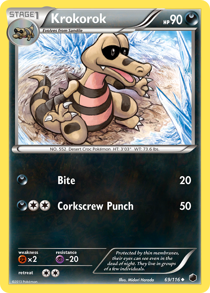 Krokorok (69/116) [Black & White: Plasma Freeze] - Destination Retro
