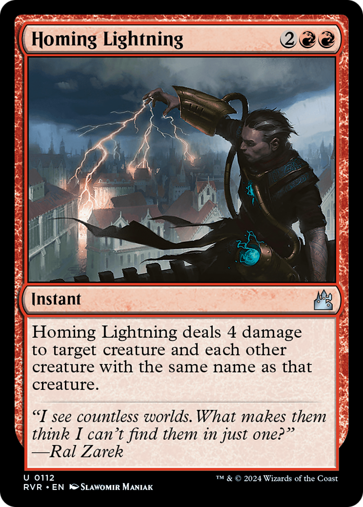 Homing Lightning [Ravnica Remastered] - Destination Retro