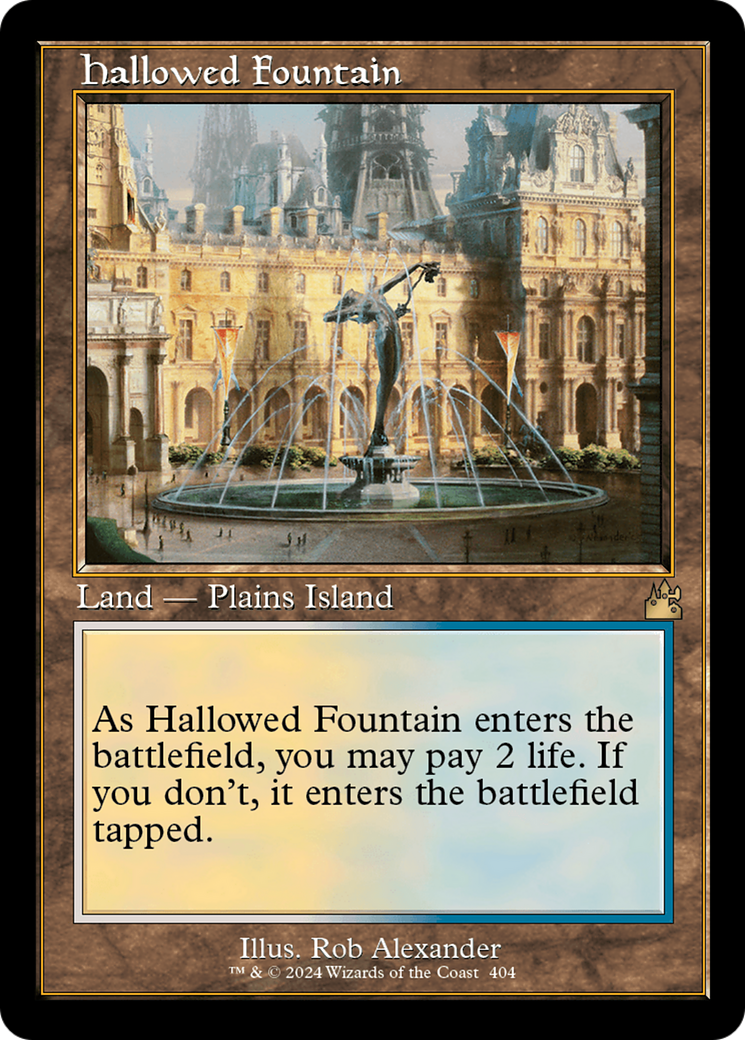 Hallowed Fountain (Retro) [Ravnica Remastered] - Destination Retro