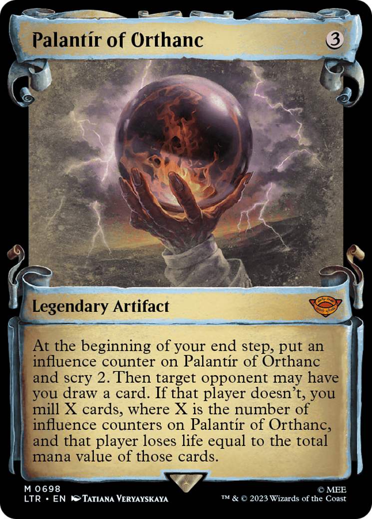 Palantir of Orthanc [The Lord of the Rings: Tales of Middle-Earth Showcase Scrolls] - Destination Retro