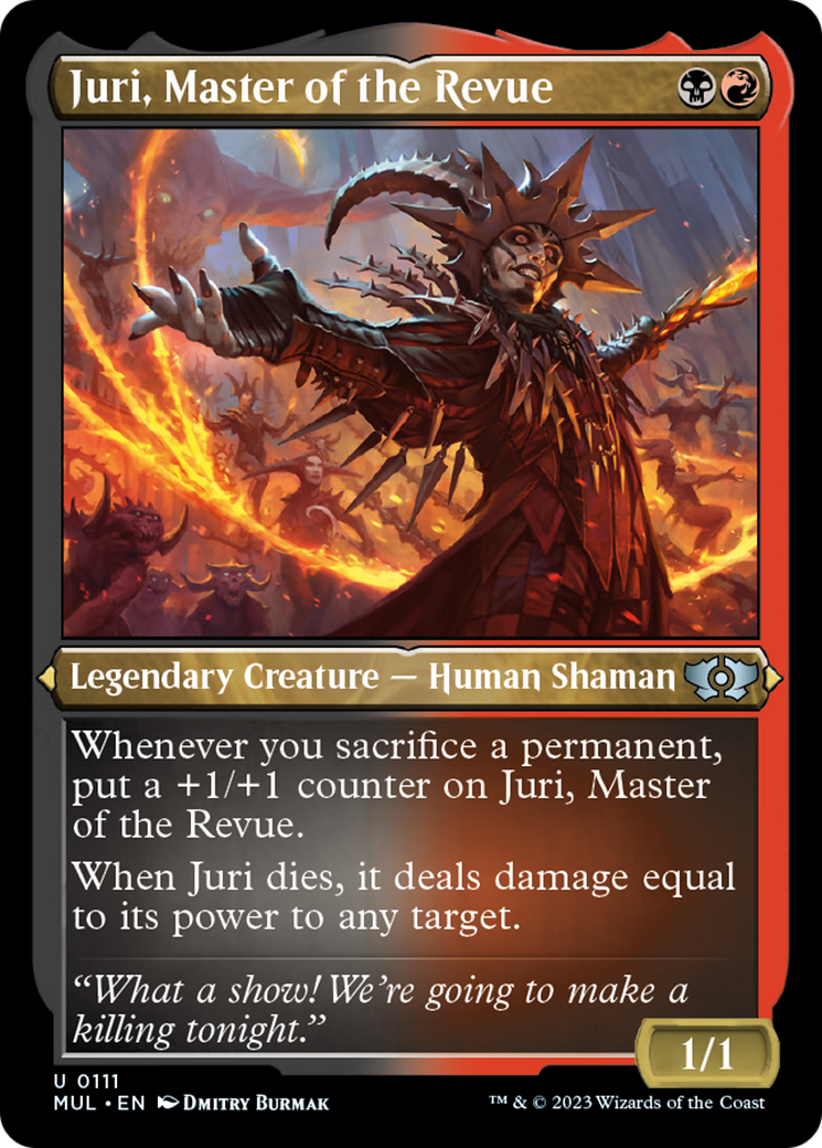 Juri, Master of the Revue (Foil Etched) [Multiverse Legends] - Destination Retro