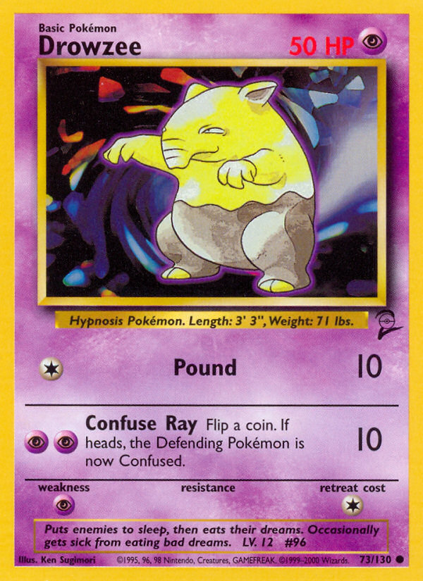 Drowzee (73/130) [Base Set 2] - Destination Retro