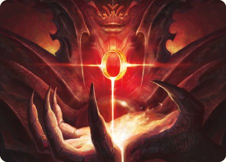 Sol Ring Art Card [The Lord of the Rings: Tales of Middle-earth Art Series] - Destination Retro