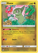 Axew (154/236) [Sun & Moon: Unified Minds] - Destination Retro