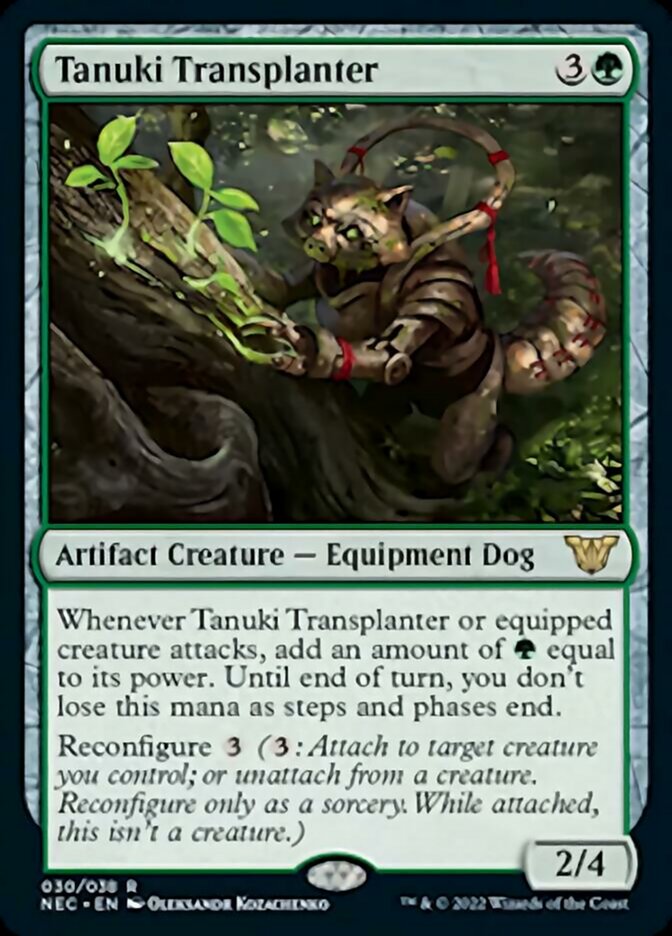 Tanuki Transplanter [Kamigawa: Neon Dynasty Commander] - Destination Retro