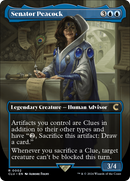 Senator Peacock (Borderless) [Ravnica: Clue Edition] - Destination Retro