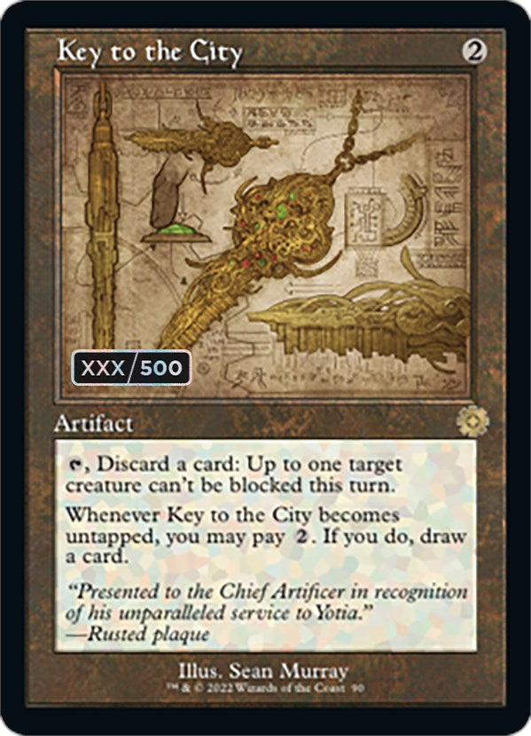Key to the City (Retro Schematic) (Serial Numbered) [The Brothers' War Retro Artifacts] - Destination Retro