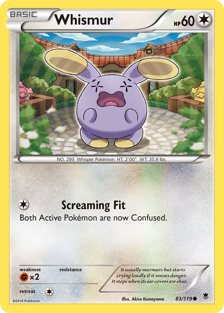 Whismur (83/119) [XY: Phantom Forces] - Destination Retro