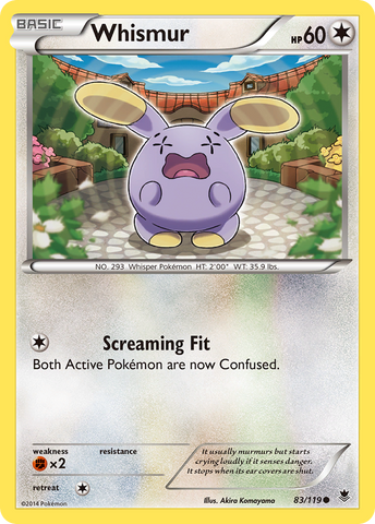 Whismur (83/119) [XY: Phantom Forces] - Destination Retro