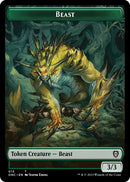 Poison Counter // Beast Double-Sided Token [Phyrexia: All Will Be One Commander Tokens] - Destination Retro