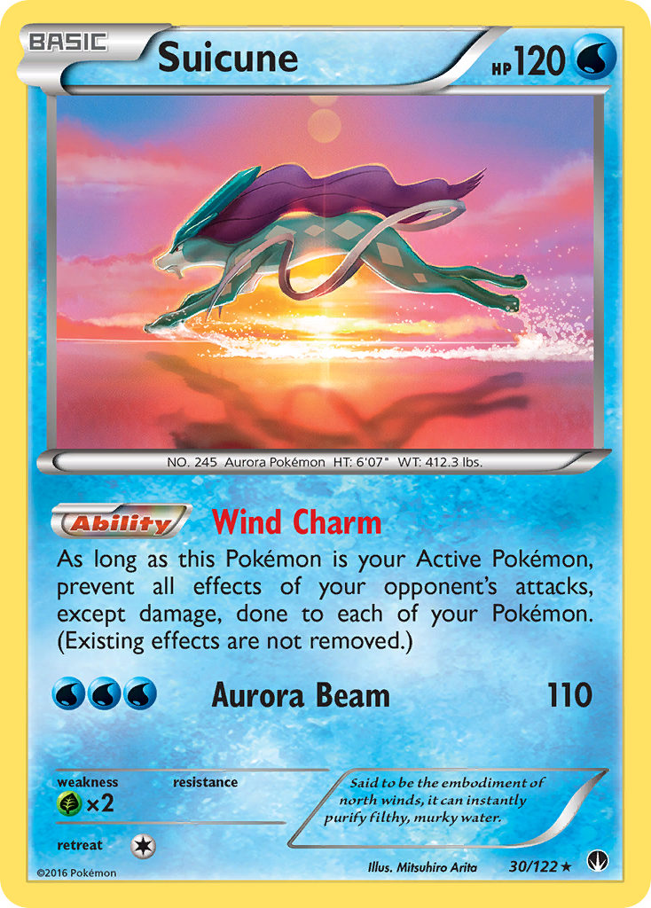 Suicune (30/122) [XY: BREAKpoint] - Destination Retro