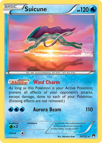 Suicune (30/122) [XY: BREAKpoint] - Destination Retro