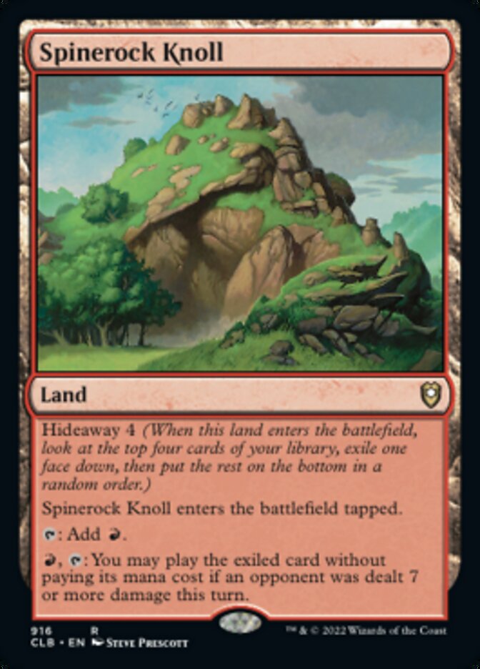 Spinerock Knoll [Commander Legends: Battle for Baldur's Gate] - Destination Retro