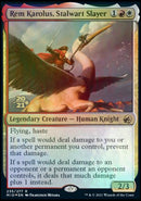 Rem Karolus, Stalwart Slayer [Innistrad: Midnight Hunt Prerelease Promos] - Destination Retro