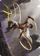 Kellan, the Fae-Blooded Art Card (Gold-Stamped Signature) [Wilds of Eldraine Art Series] - Destination Retro