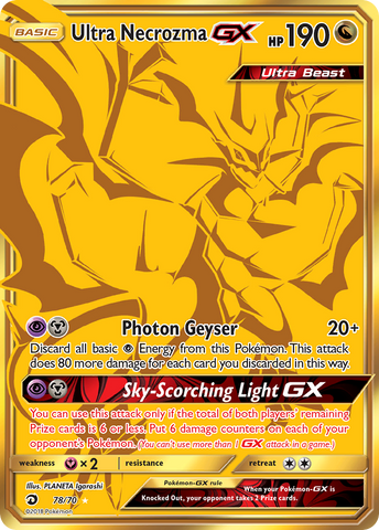 Ultra Necrozma GX (78/70) [Sun & Moon: Dragon Majesty] - Destination Retro