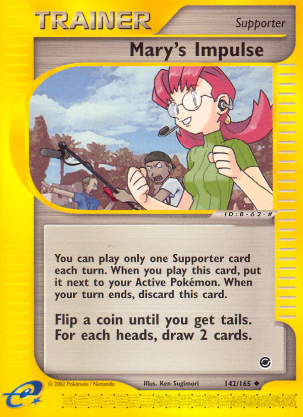 Mary's Impulse (142/165) [Expedition: Base Set] - Destination Retro