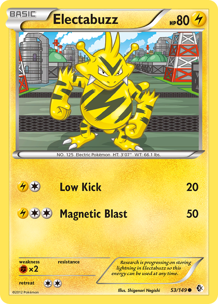 Electabuzz (53/149) [Black & White: Boundaries Crossed] - Destination Retro