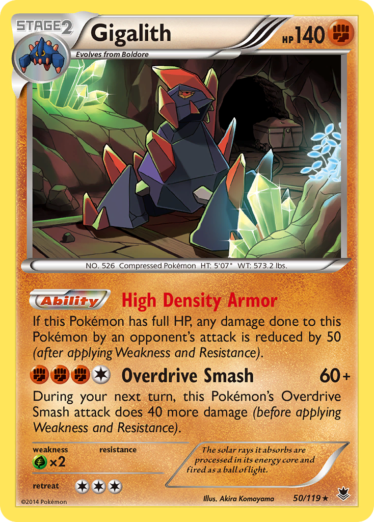 Gigalith (50/119) [XY: Phantom Forces] - Destination Retro