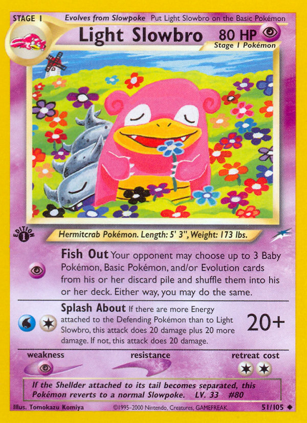 Light Slowbro (51/105) [Neo Destiny 1st Edition] - Destination Retro