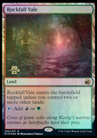 Rockfall Vale [Innistrad: Midnight Hunt Prerelease Promos] - Destination Retro