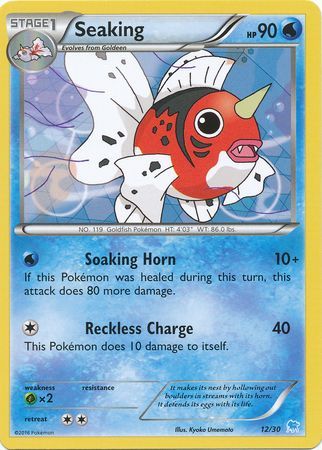Seaking (12/30) [XY: Trainer Kit - Pikachu Libre & Suicune] - Destination Retro