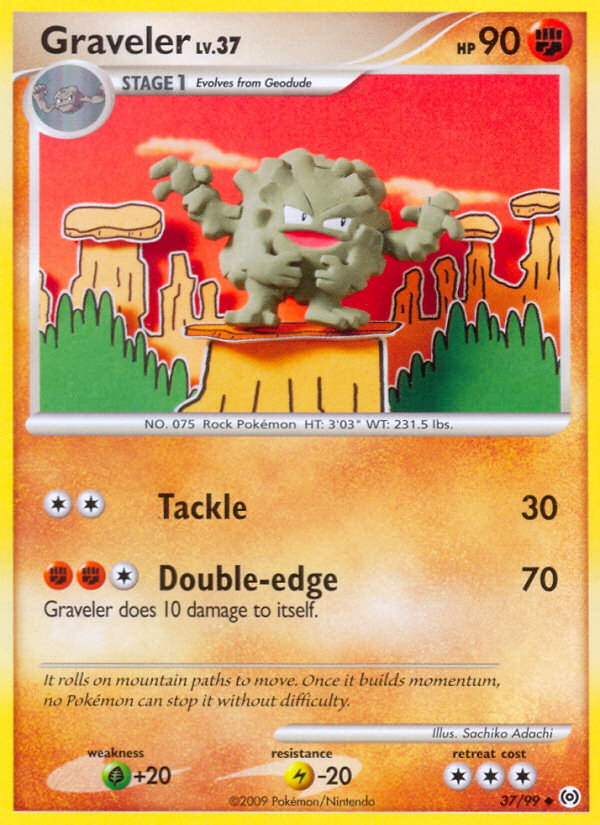 Graveler (37/99) [Arceus] - Destination Retro