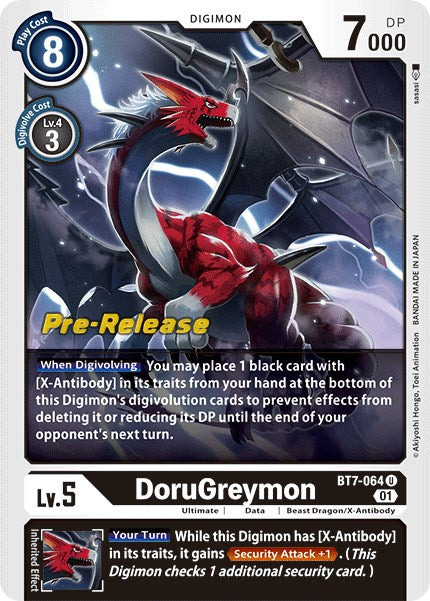 DoruGreymon [BT7-064] [Next Adventure Pre-Release Cards] - Destination Retro
