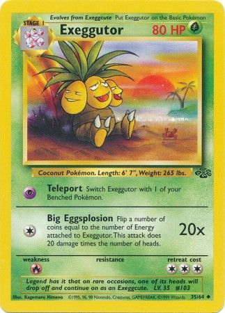 Exeggutor (35/64) [Jungle Unlimited] - Destination Retro