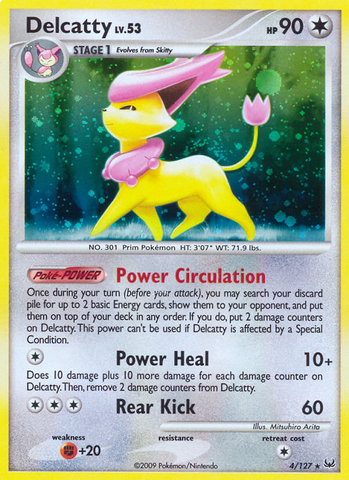 Delcatty (4/127) [Platinum: Base Set] - Destination Retro