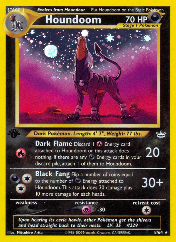 Houndoom (8/64) [Neo Revelation 1st Edition] - Destination Retro
